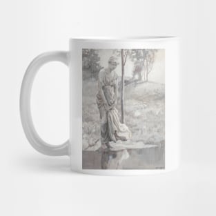 By a Clear Pool, Wherein She Passioned to See Herself by Will Hicock Low Mug